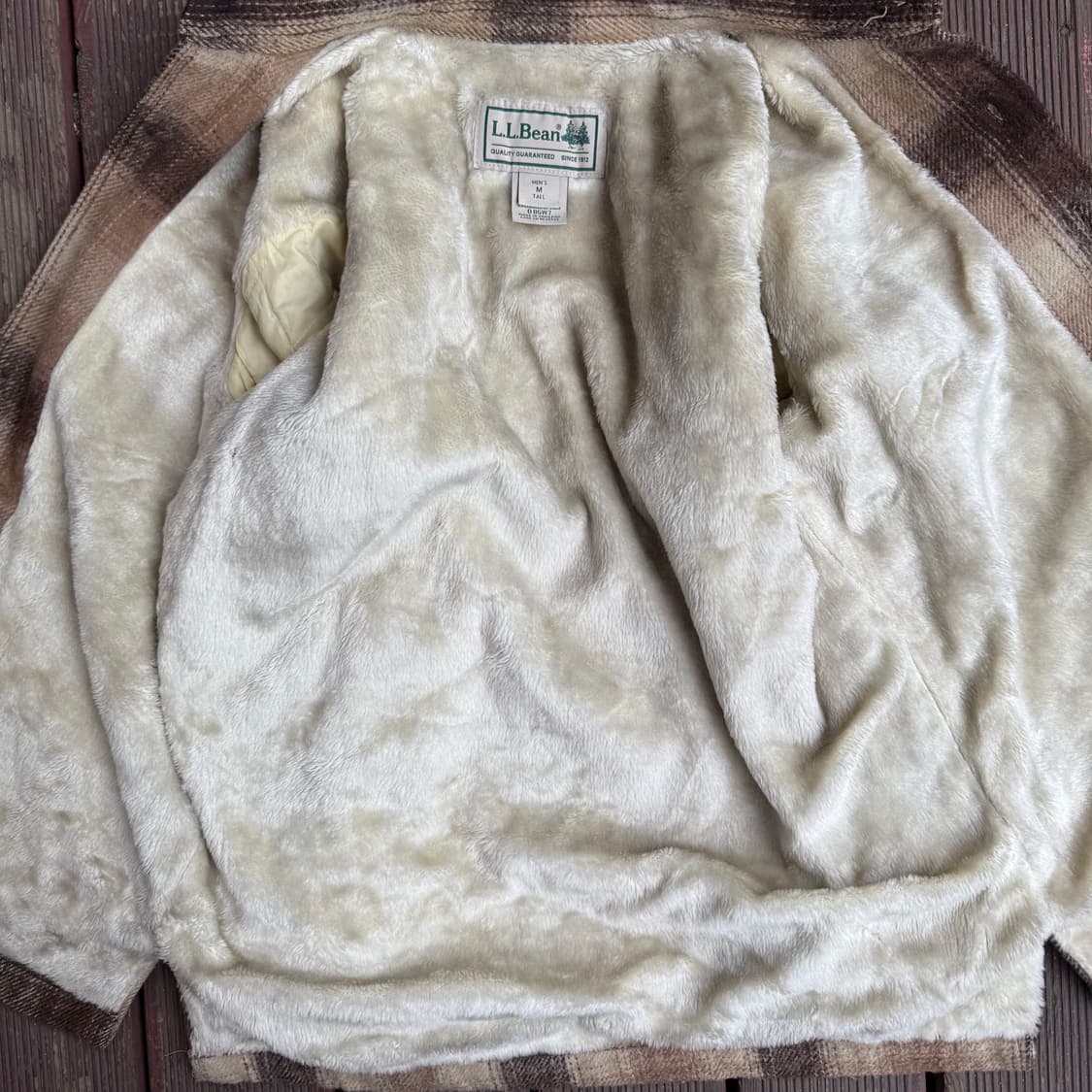 LLBean 체크 울 자켓 상품이미지5