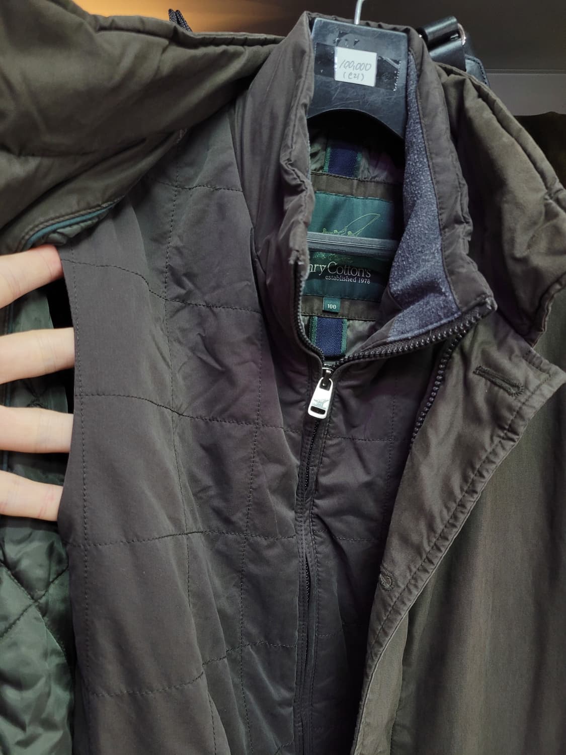 헨리코튼 오리털 패딩 내피(조끼) 분리형 상품이미지6