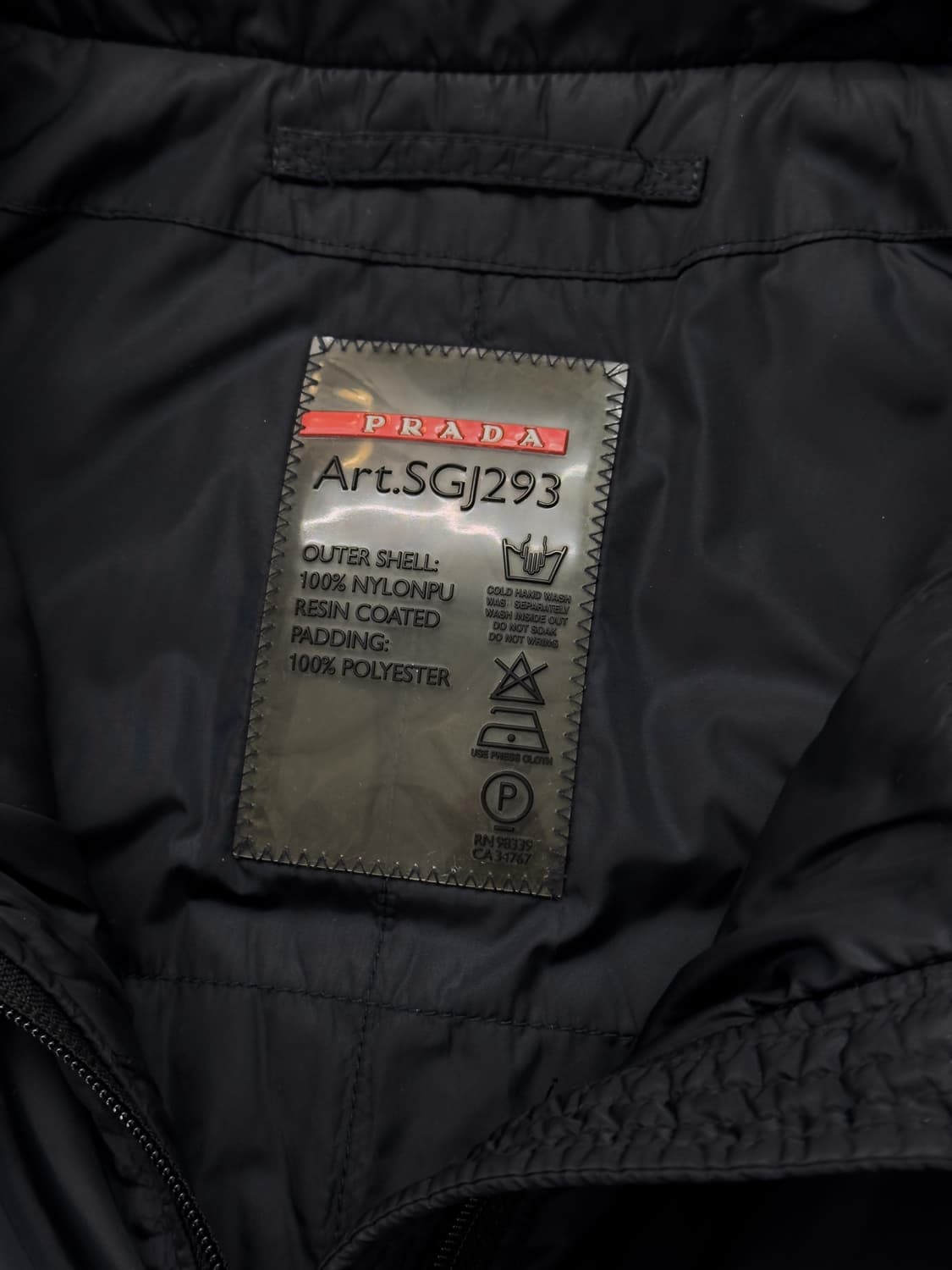 프라다 스포츠 나일론 패딩 자켓 상품이미지8