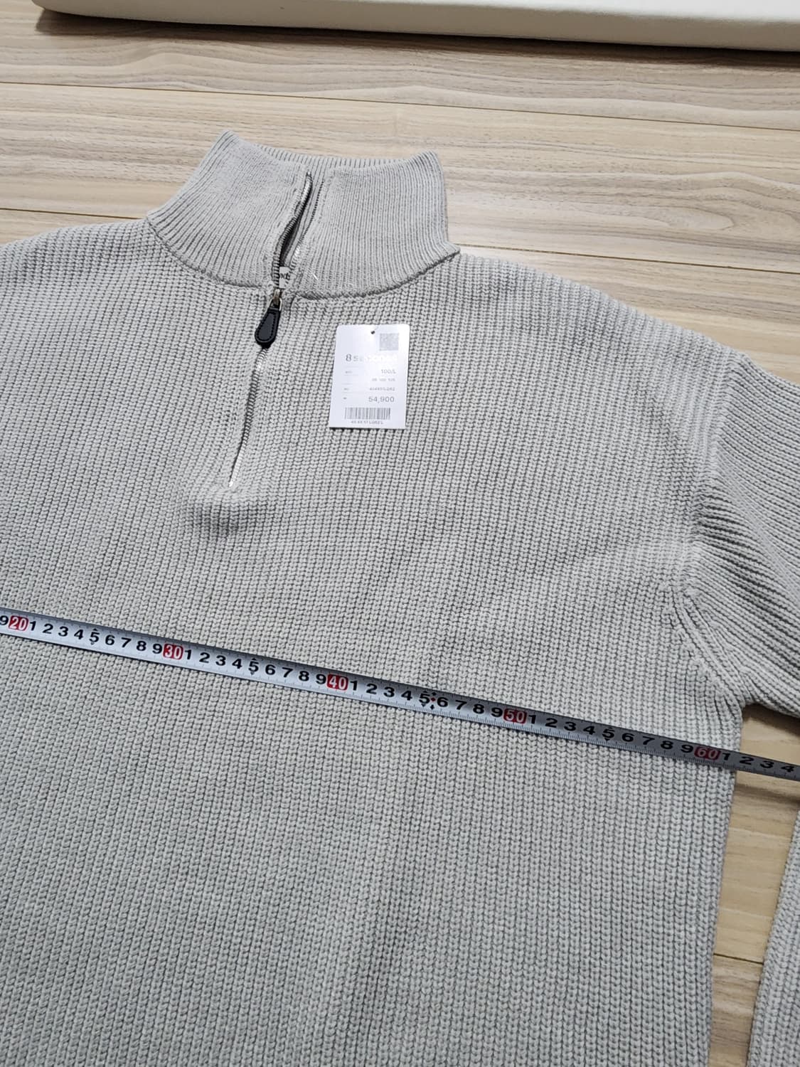 에잇세컨즈하프집업풀오버스웨터니트L 상품이미지6