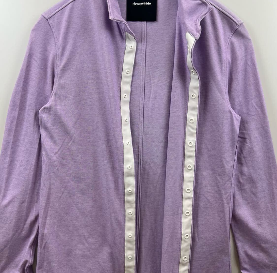 Rip van winkle 와이어 카라 히든 스냅 셔츠 상품이미지4