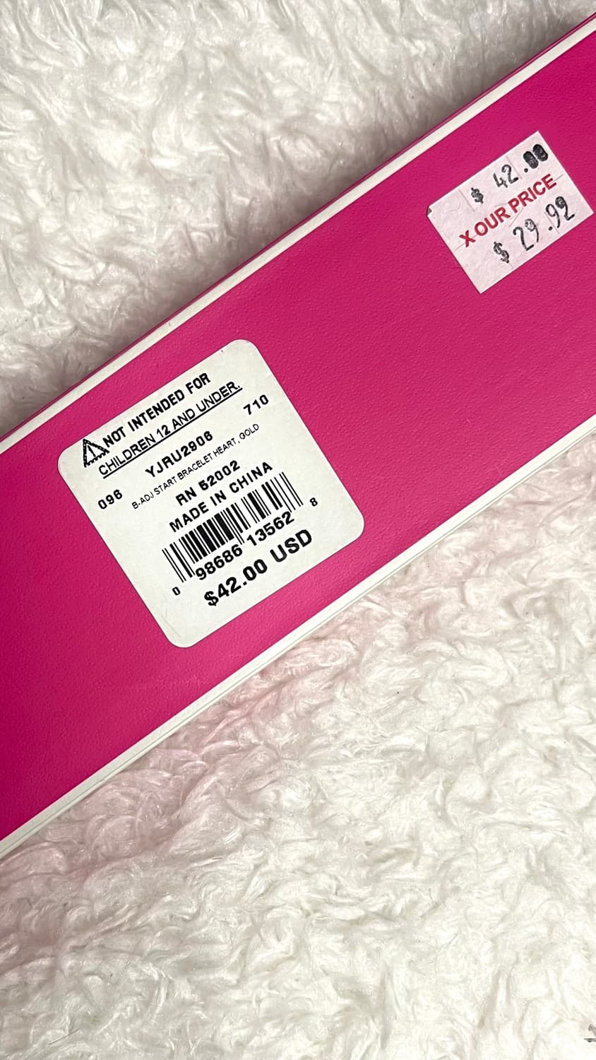 Y2k Juicy couture 쥬시꾸뛰르 하트 자물쇠 체인 브레이슬릿 상품이미지5