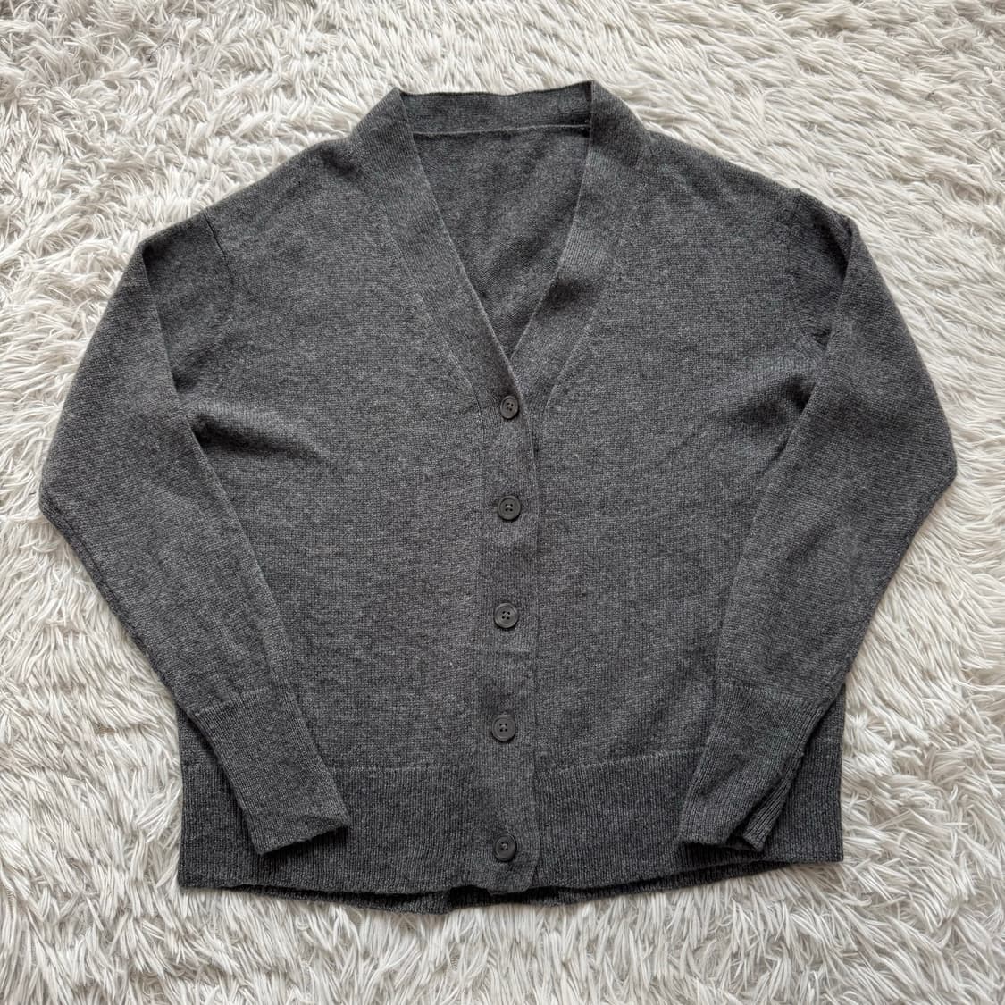 MUJI 일본빈티지 울 가디건 무지 빈티지가디건 보세가디건 M 85 상품이미지2
