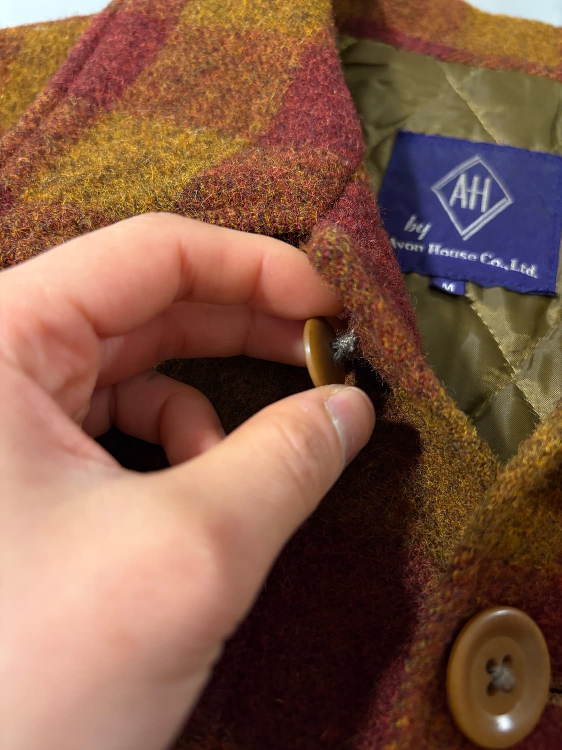 Avon House 울 체크자켓 상품이미지8