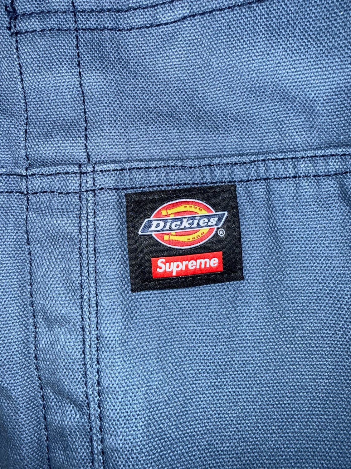 슈프림 X 디키즈 워크 자켓 24 FW 라이트 블루 XL사이즈 상품이미지3