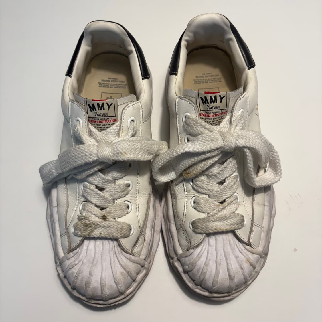 미하라 야스히로 블레이키 레더 화이트 42 상품이미지7