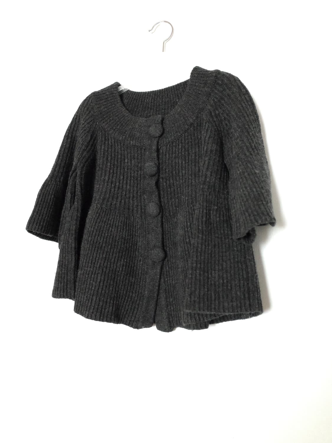 빈티지 차콜 볼레로 플레어 가디건 상품이미지3