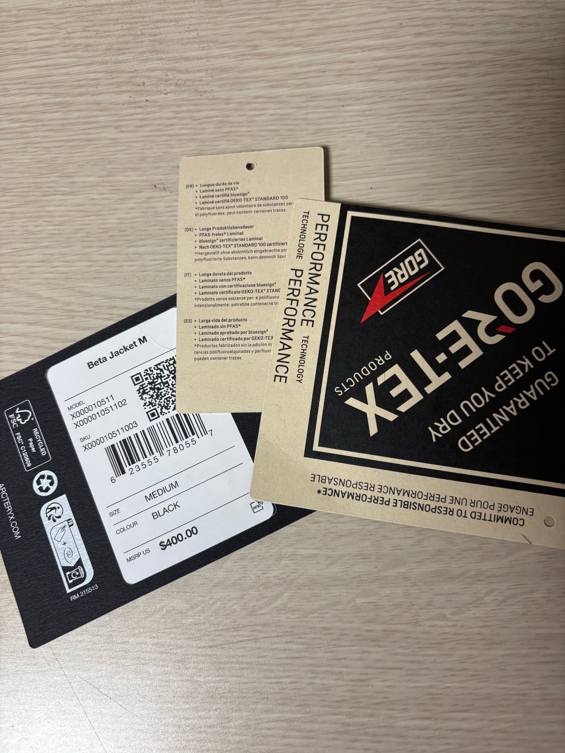 아크테릭스 베타 자켓 블랙 M 상품이미지3