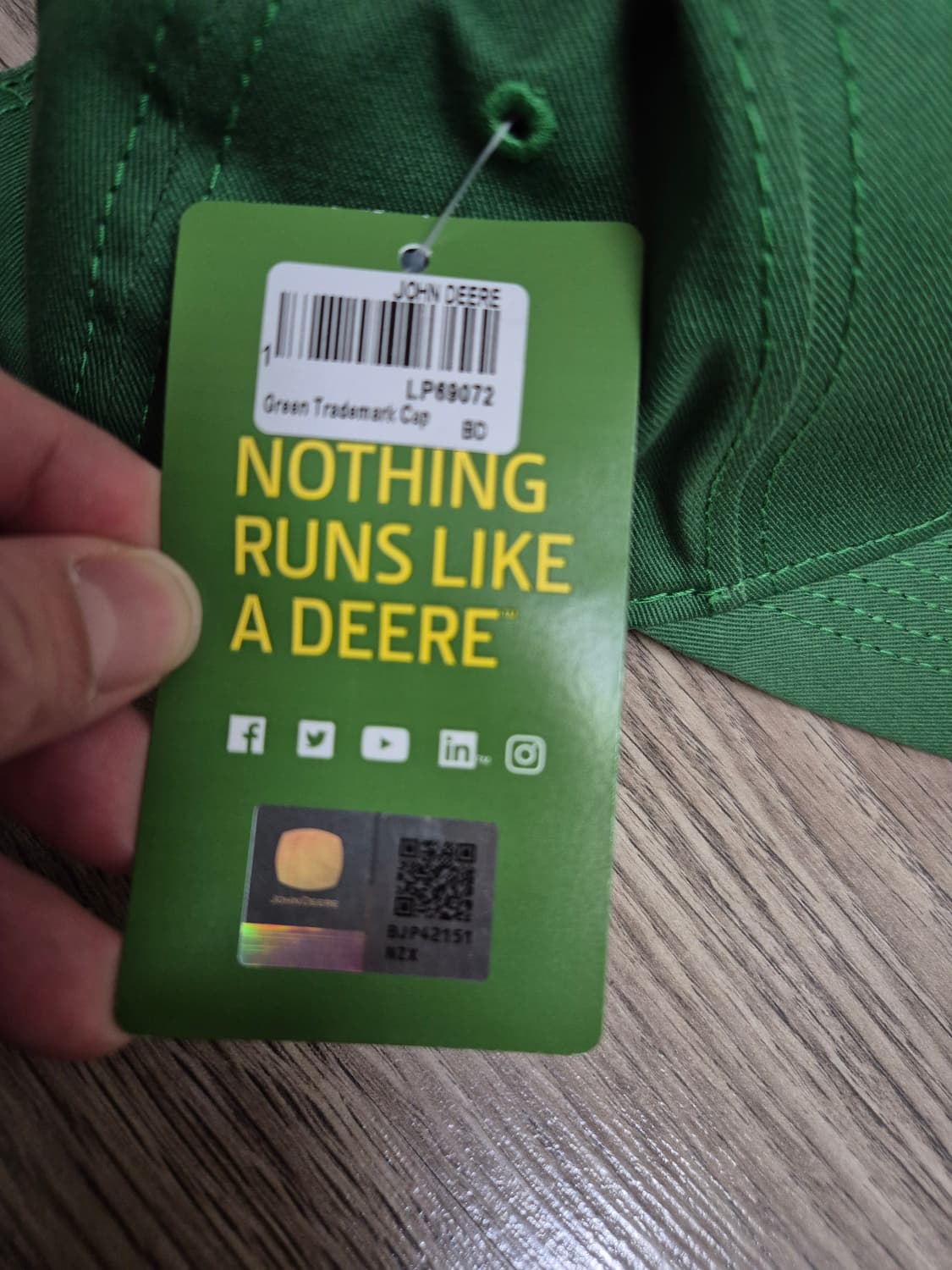 존디어 모자 새상품(프리사이즈)  상품이미지2