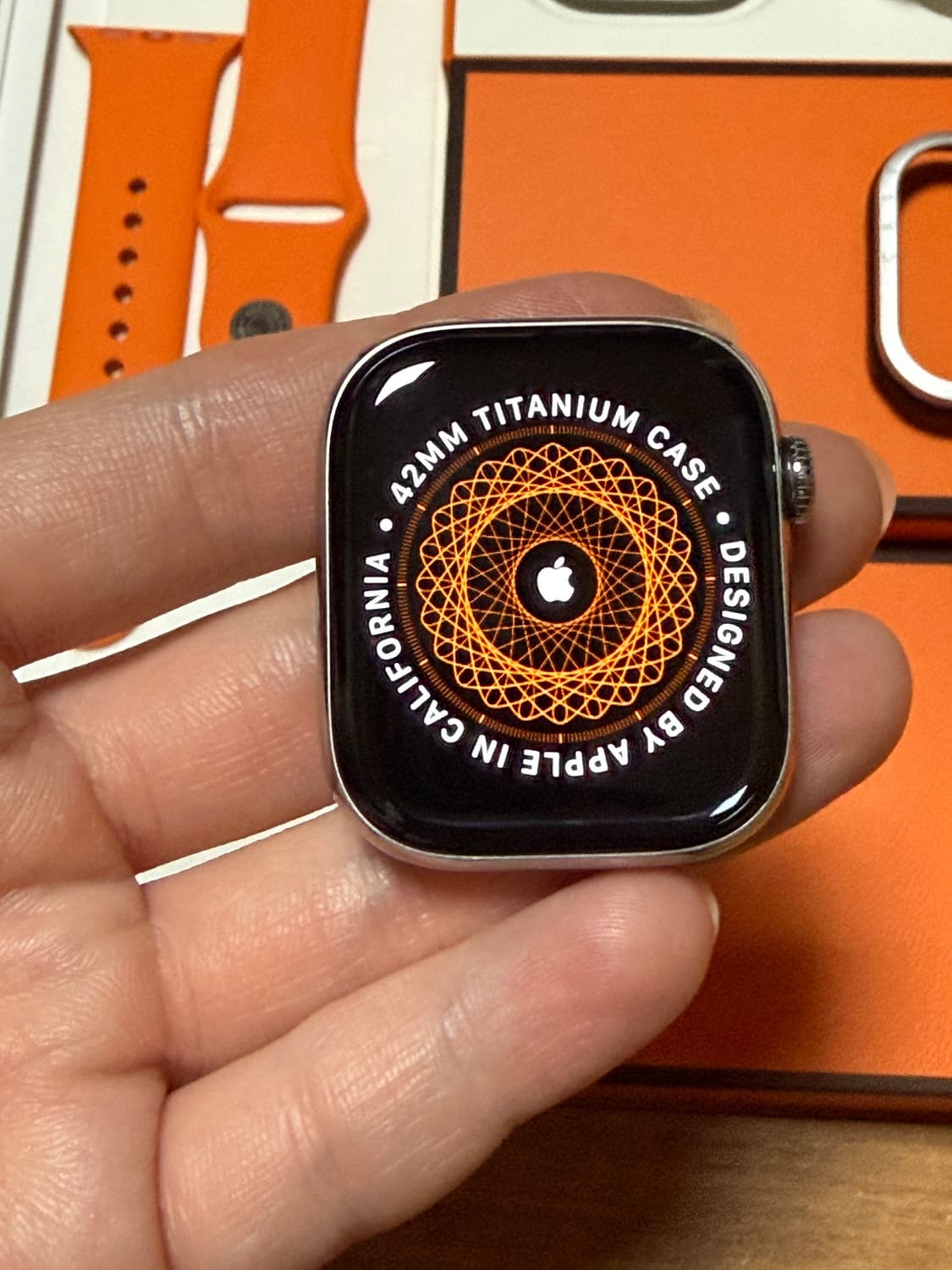 에르메스애플워치 42mm + 더블투어 Hapi Attelage 스트랩 상품이미지5