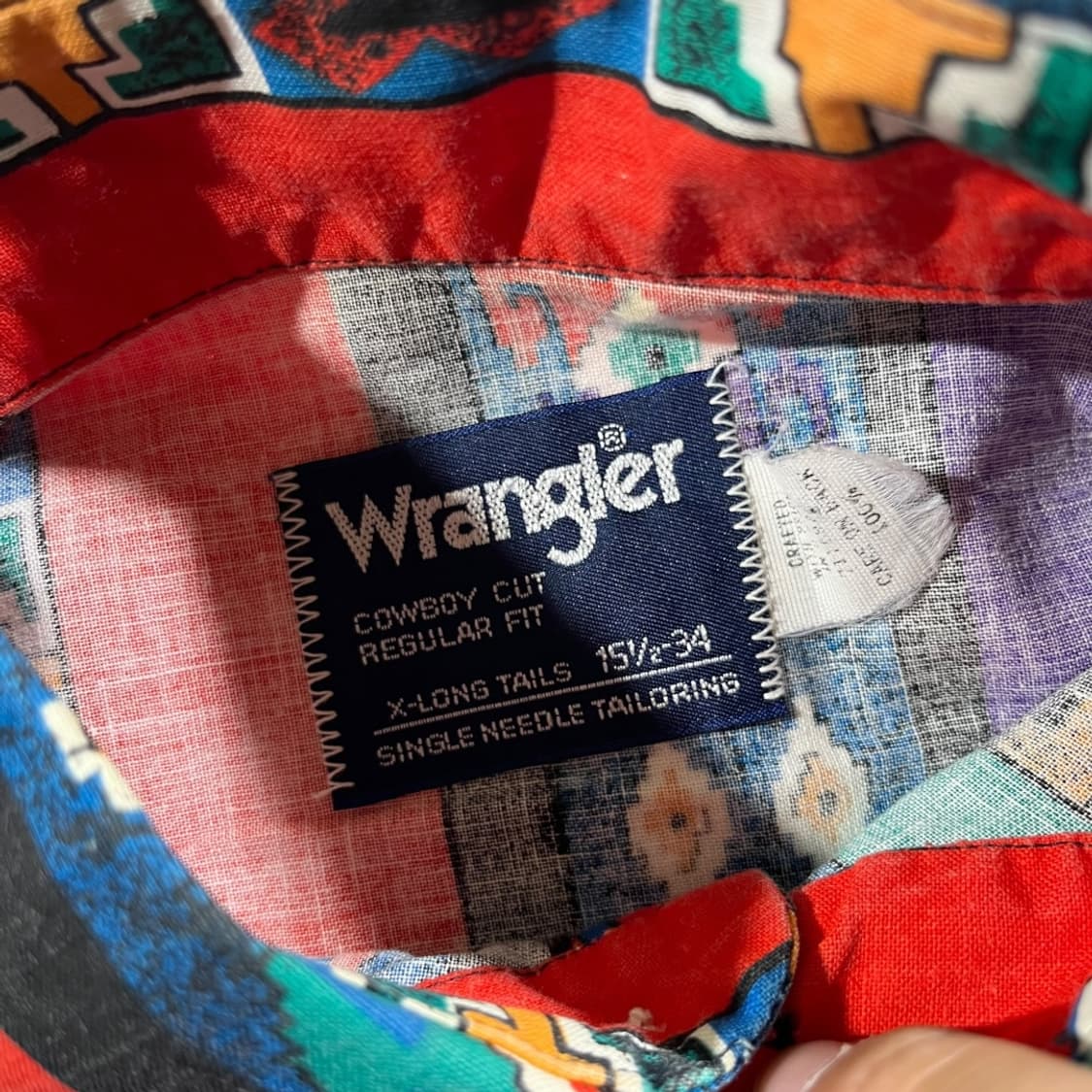 [Wrangler] 랭글러 나바호 에스닉패턴 웨스턴 반팔셔츠 상품이미지5