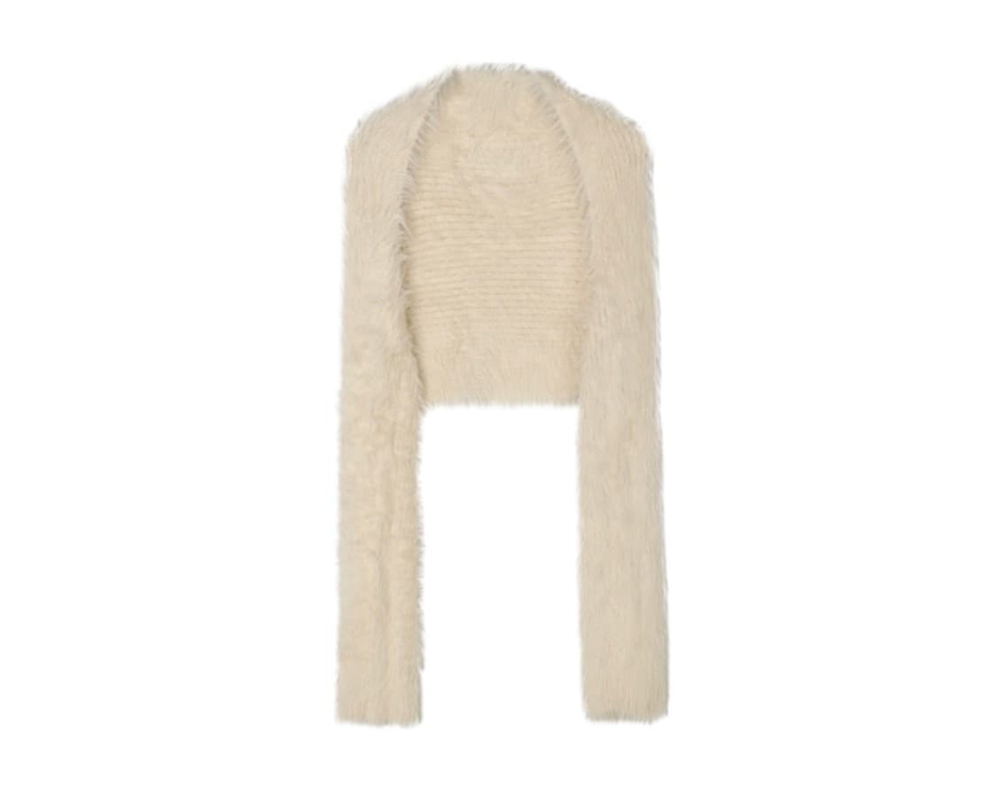 더미스테리어스호텔 크롭 퍼 볼레로 상품이미지6