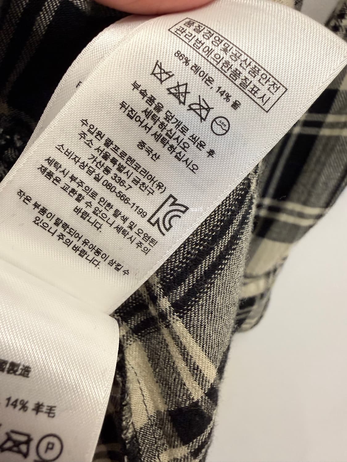 랄프로렌 체크 셔츠 롱원피스 상품이미지7