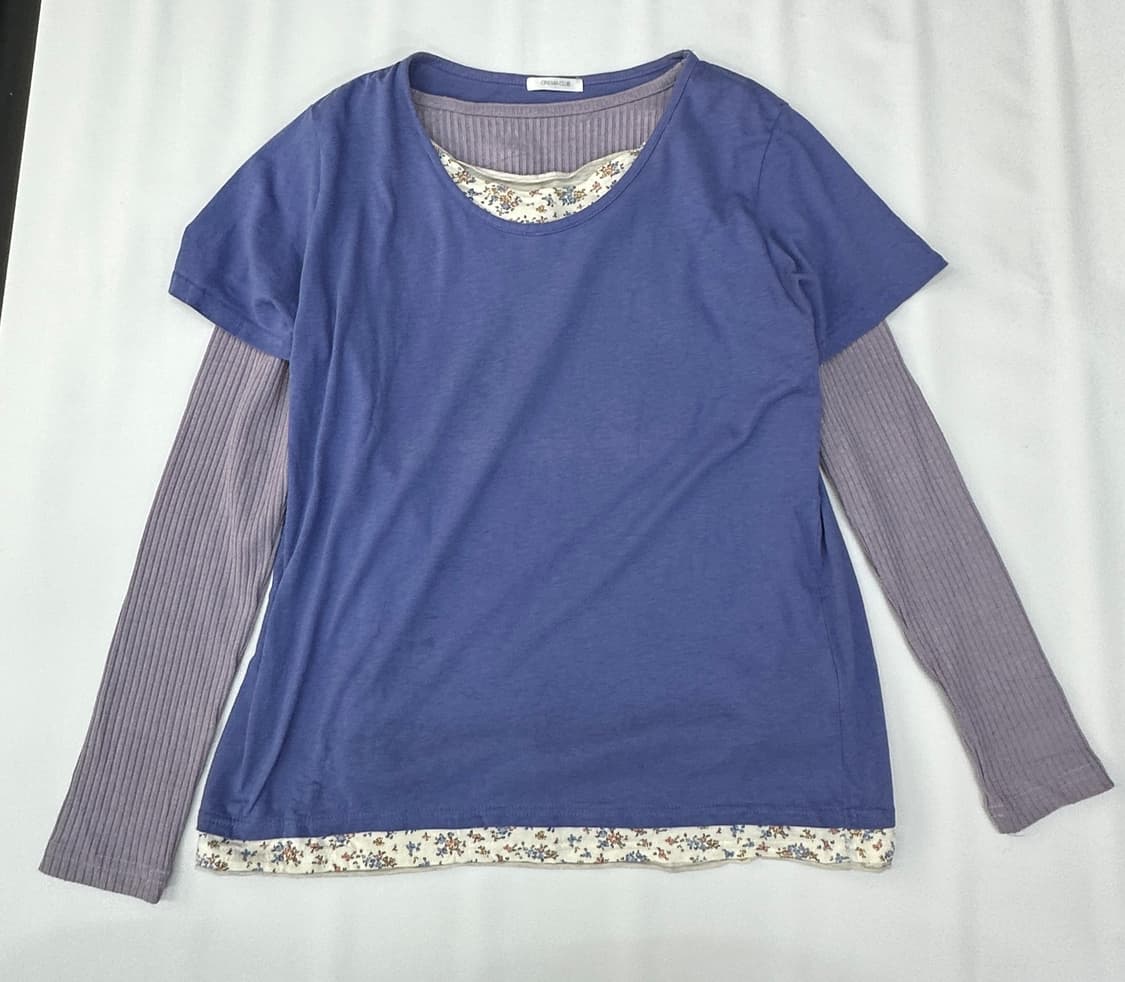 🍇하구미  포도맛 코디세트🍇 레이어드 반팔 그런지 모리걸 히피 상품이미지3