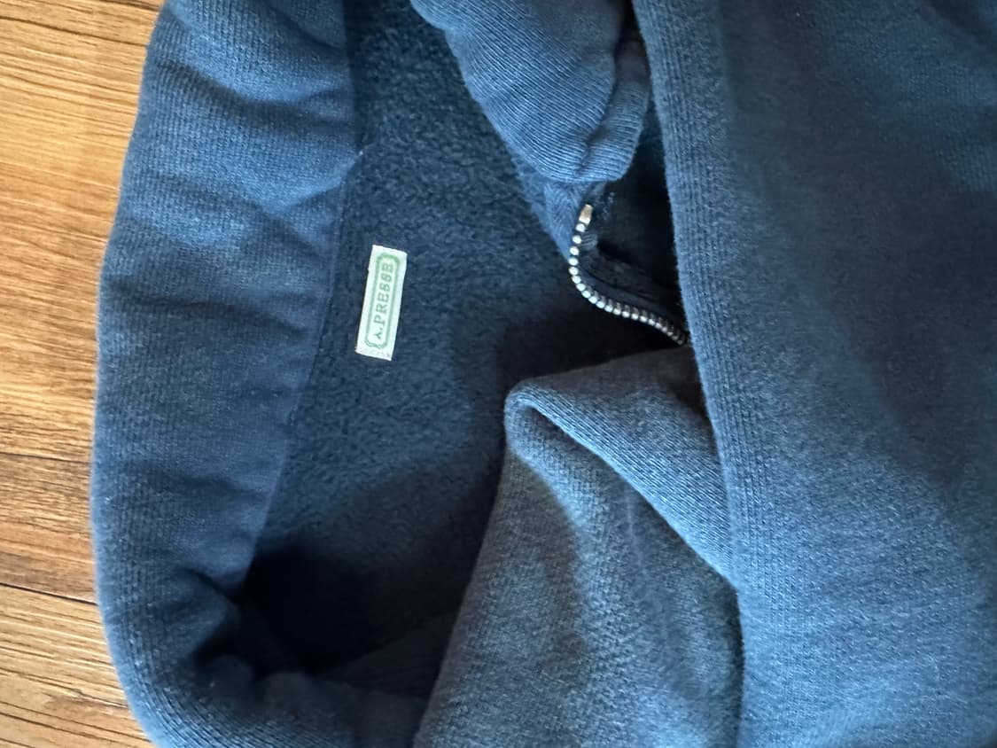 아프레쎄 하프 집업 블루 3사이즈 상품이미지3