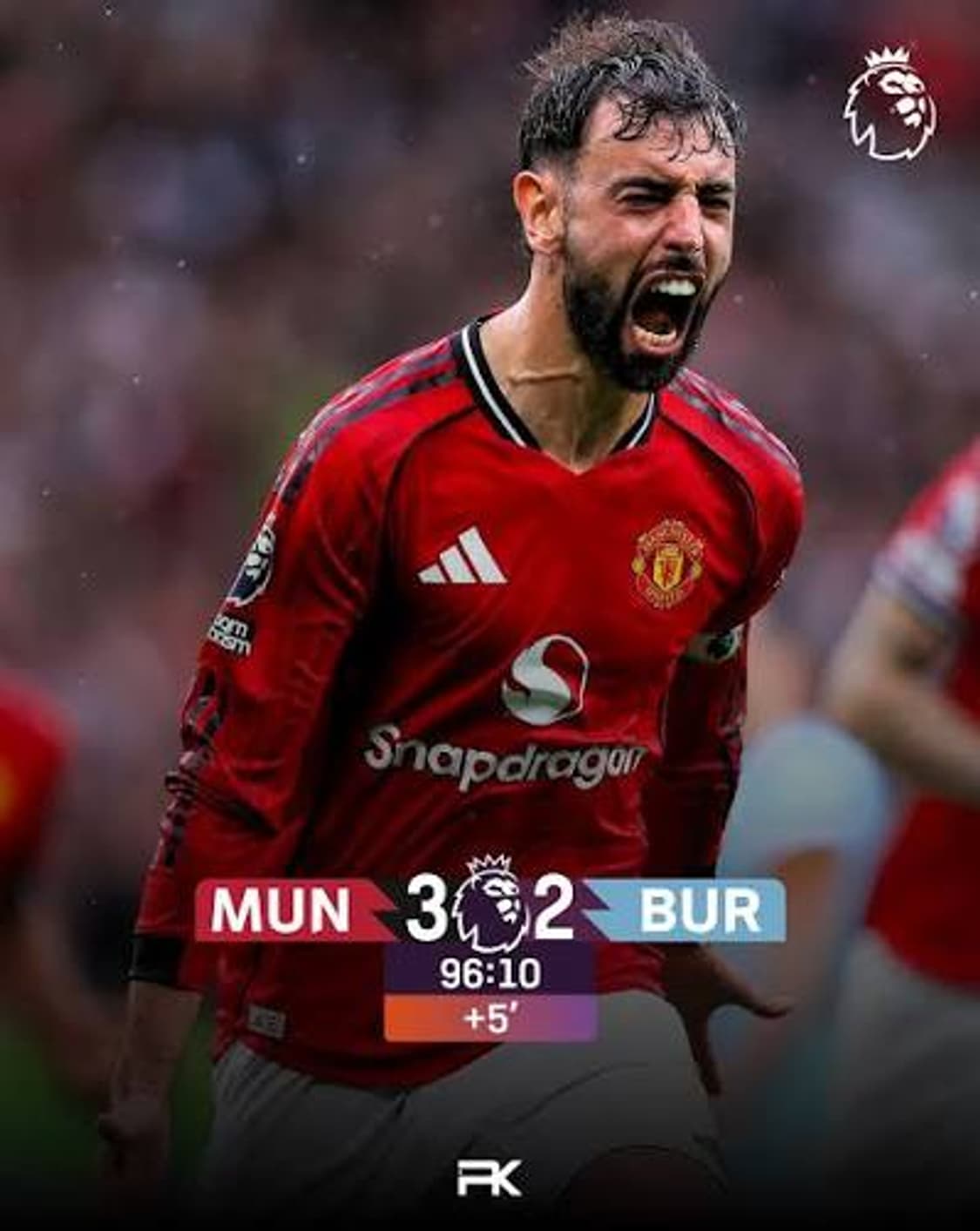 [국내 L][긴팔] 25/26 맨유 브루노 페르난데스 홈 유니폼 상품이미지3