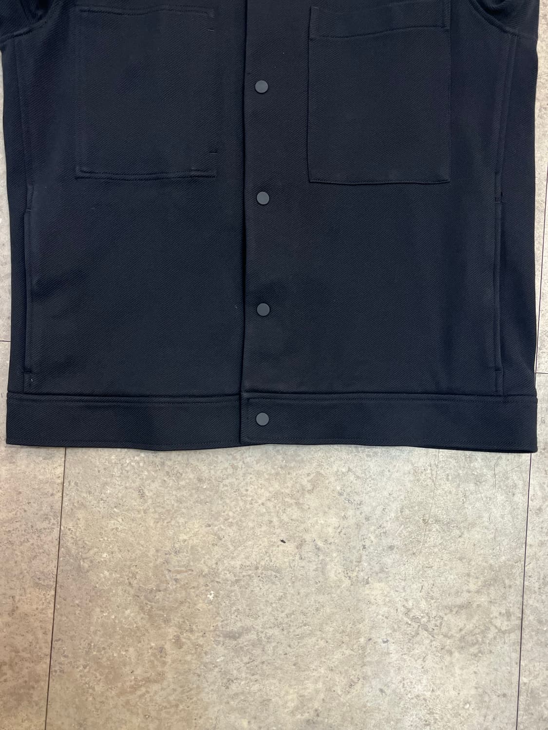 코스 카라 버튼 자켓 네이비 M #csz2317 상품이미지5