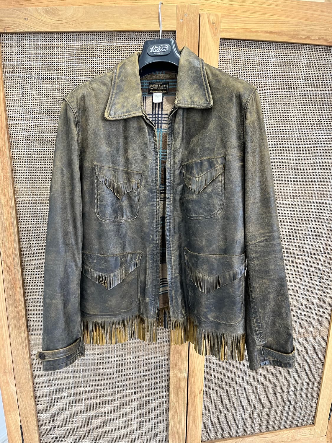 RRL 더블알엘 레더 프린지 자켓  상품이미지2