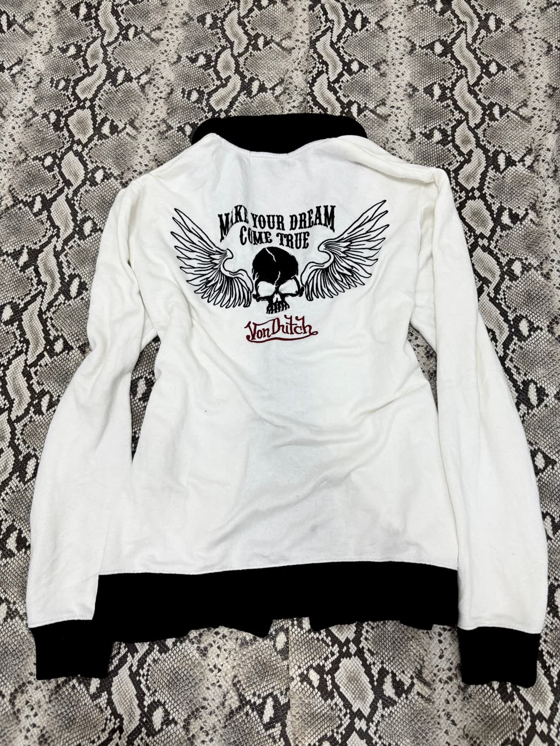 “Vondutch” Skull&Wings Back Print Punk  상품이미지1