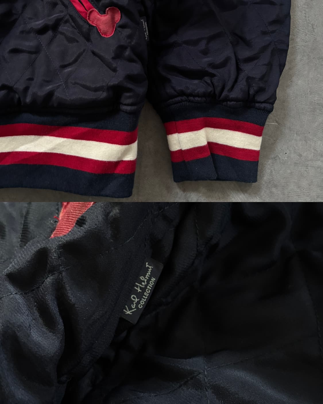 칼 헬무트 x 디즈니 20주년 리버시블 퀼팅 스카잔 점퍼 상품이미지8