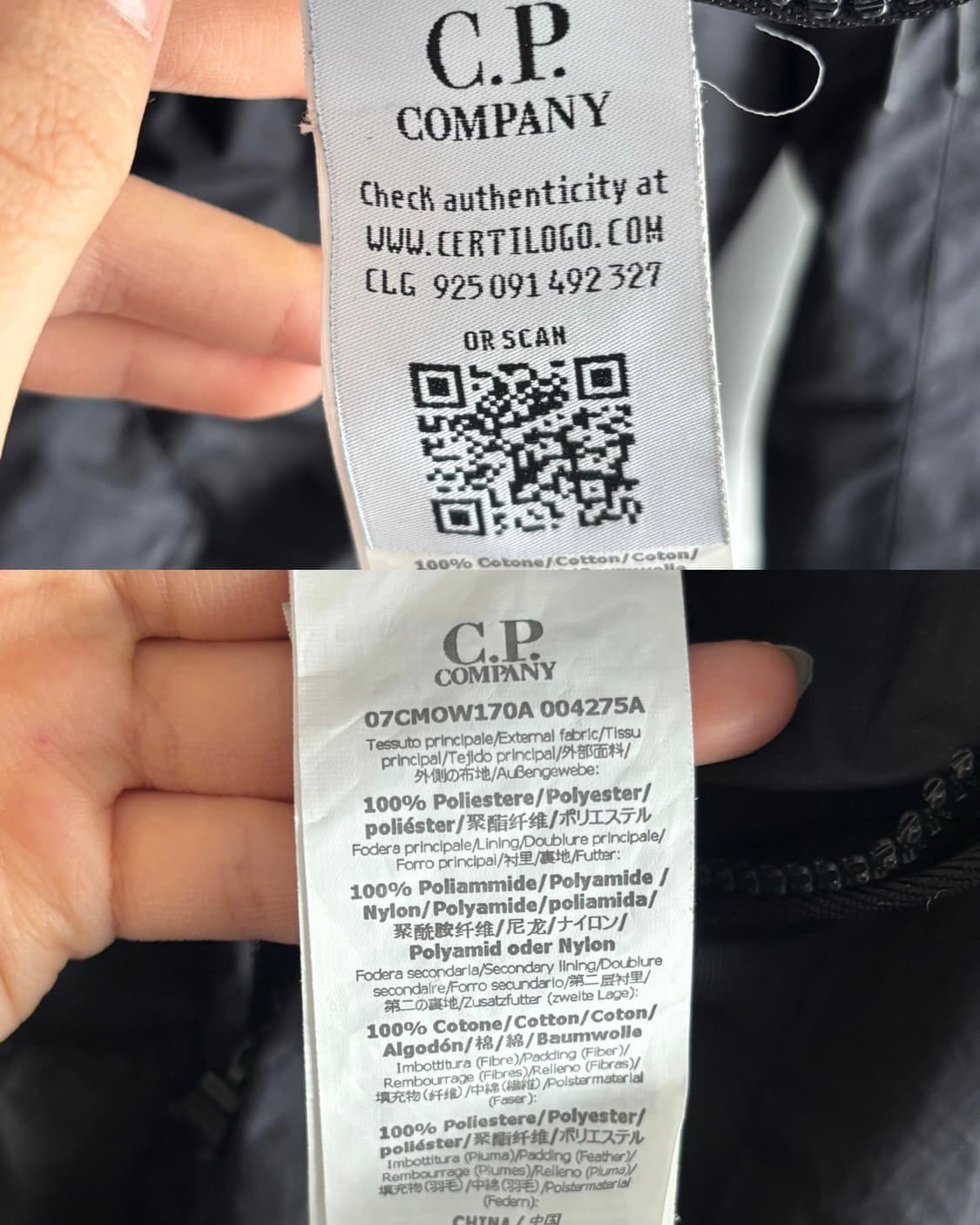 C.P. Company CP 컴퍼니 마이크로 M 렌즈 다운 패딩 상품이미지10