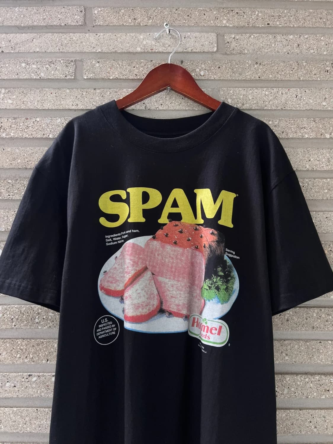 [M]USA 빈티지 SPAM 프린팅 티셔츠 상품이미지1