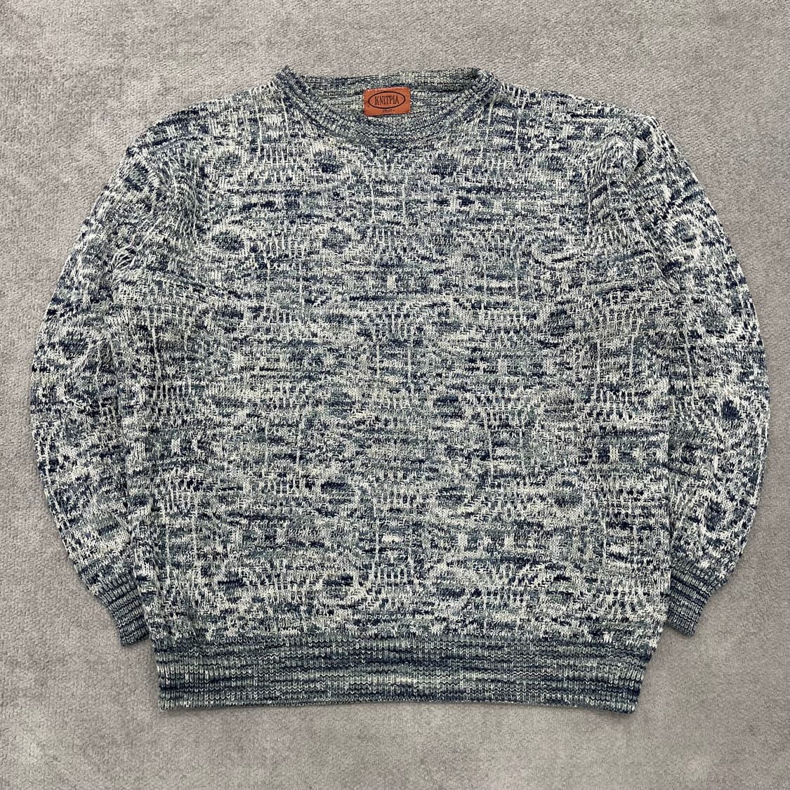 100 knitpia 패턴 니트 스웨터 상품이미지1