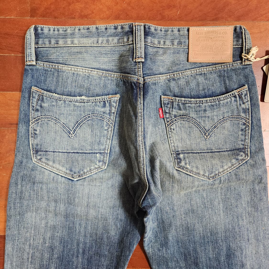 리바이스 523 스트레이트 빈티지 리페어 패치워크 데님 상품이미지9