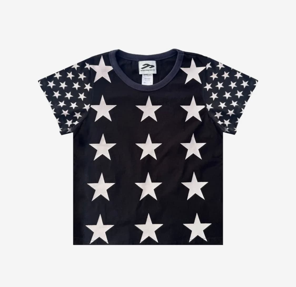 탄산마그네슘 스타 티셔츠 블랙  상품이미지2