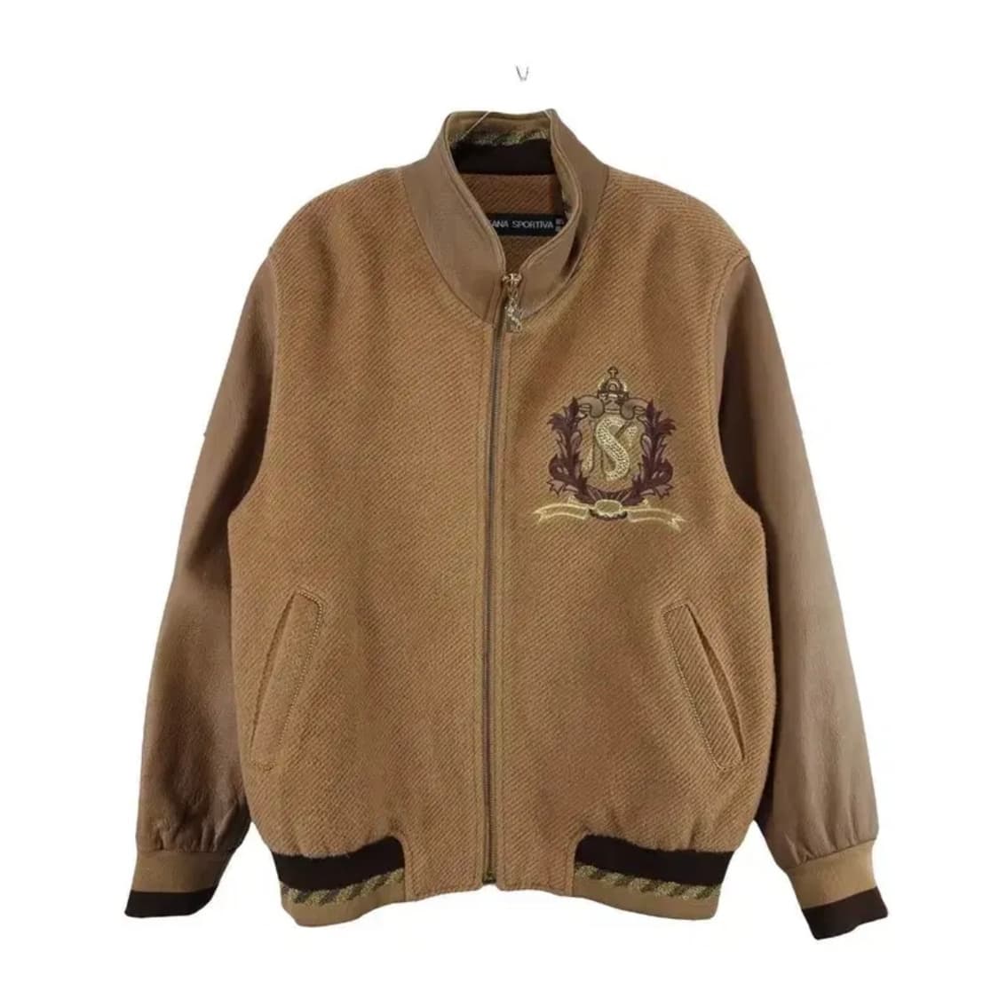 브라운 바시티 자켓 상품이미지1