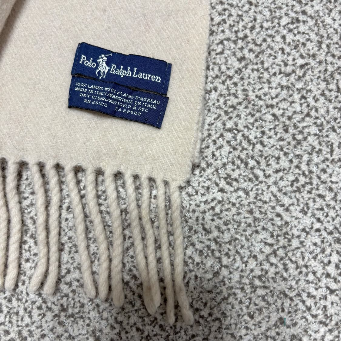 [택포,램스울100] 폴로 랄프로렌 이태리 머플러 목도리 [A] 상품이미지3