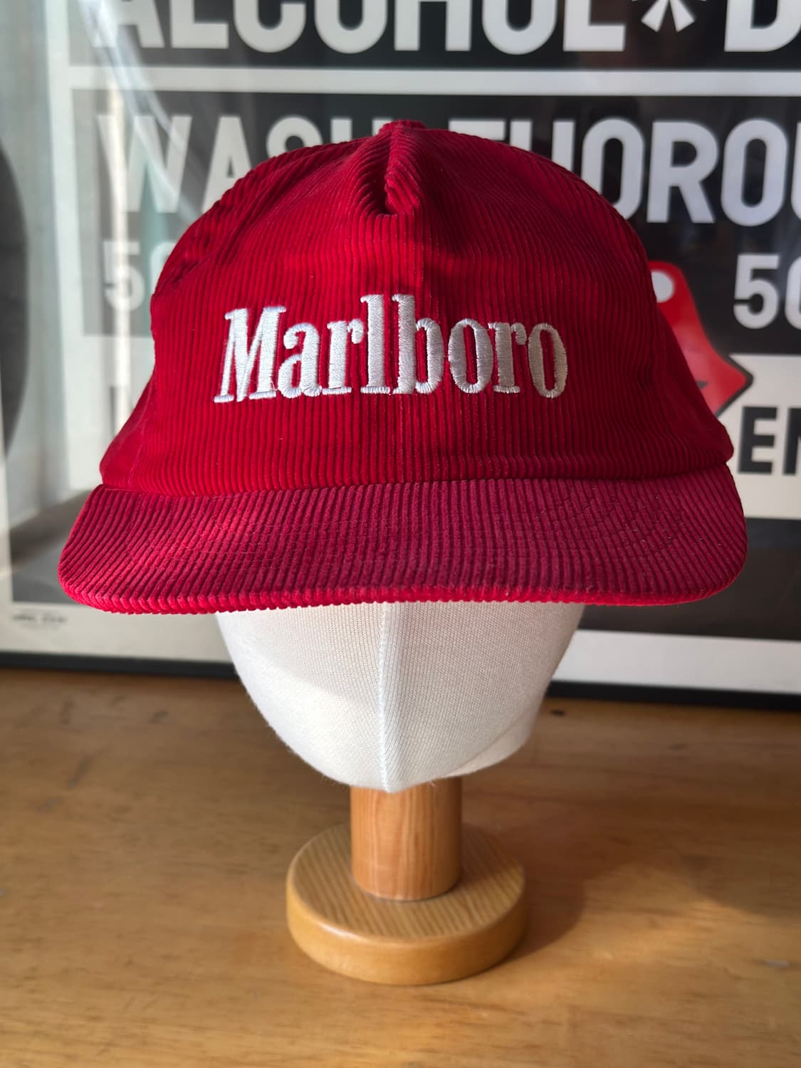 90s Marlboro 빈티지 말보로 코듀로이 모자 상품이미지1