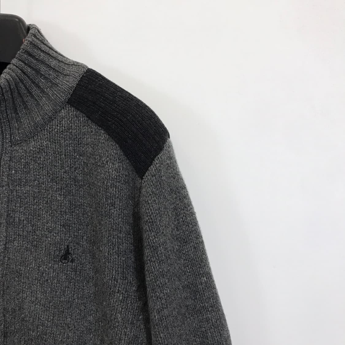 빈폴 헤비울 그레이 니트집업점퍼 [100사이즈] 상품이미지2