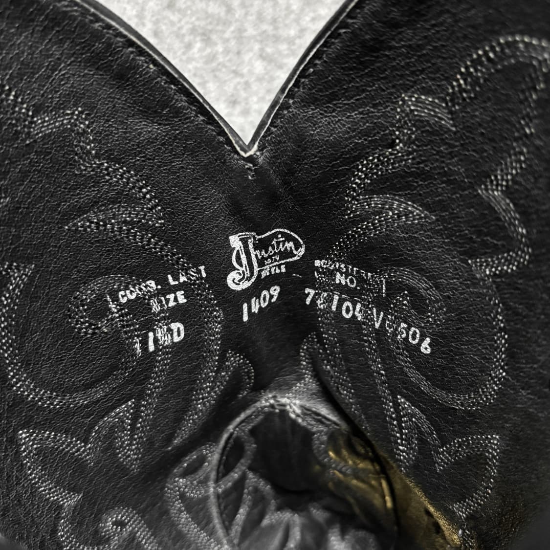 저스틴 justin 웨스턴 부츠 11.5D (285~290) 상품이미지10
