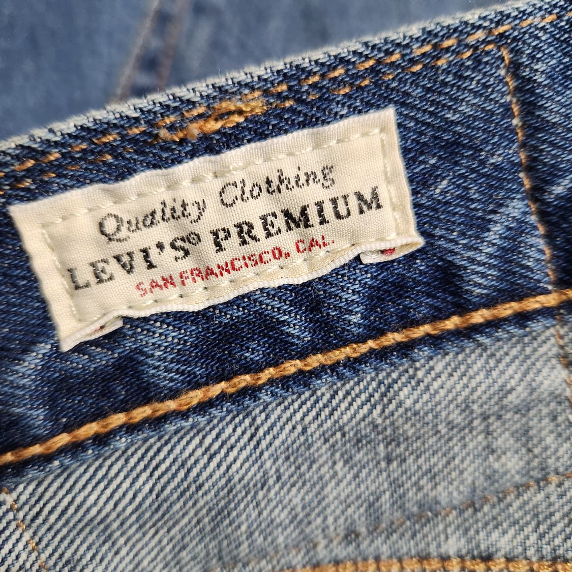 H616 [32] 리바이스 프리미엄 빅E 스테이루즈 데님 청바지
 상품이미지4