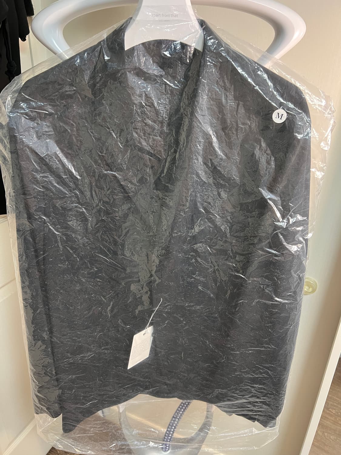 [M] 이얼즈어고 블랙 재패니즈 보일드 울 모달 울 패브릭 포닉 블레이저 상품이미지4