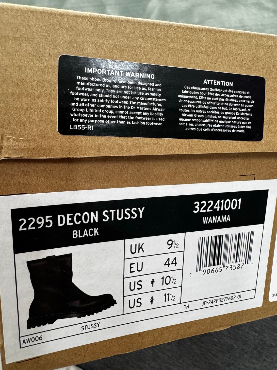 닥터마틴 스투시 부츠 2295 블랙 44 사이즈 상품이미지8