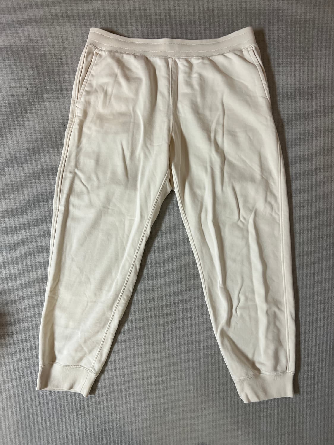 무료배송 - 유니클로 스웨트 팬츠(아이보리) XL 34-36 상품이미지1