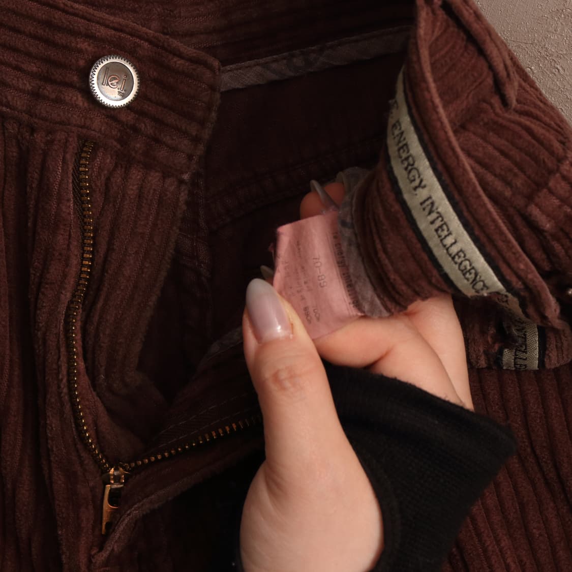 일본빈티지 브라운 코듀로이 코튼팬츠A1634 상품이미지3