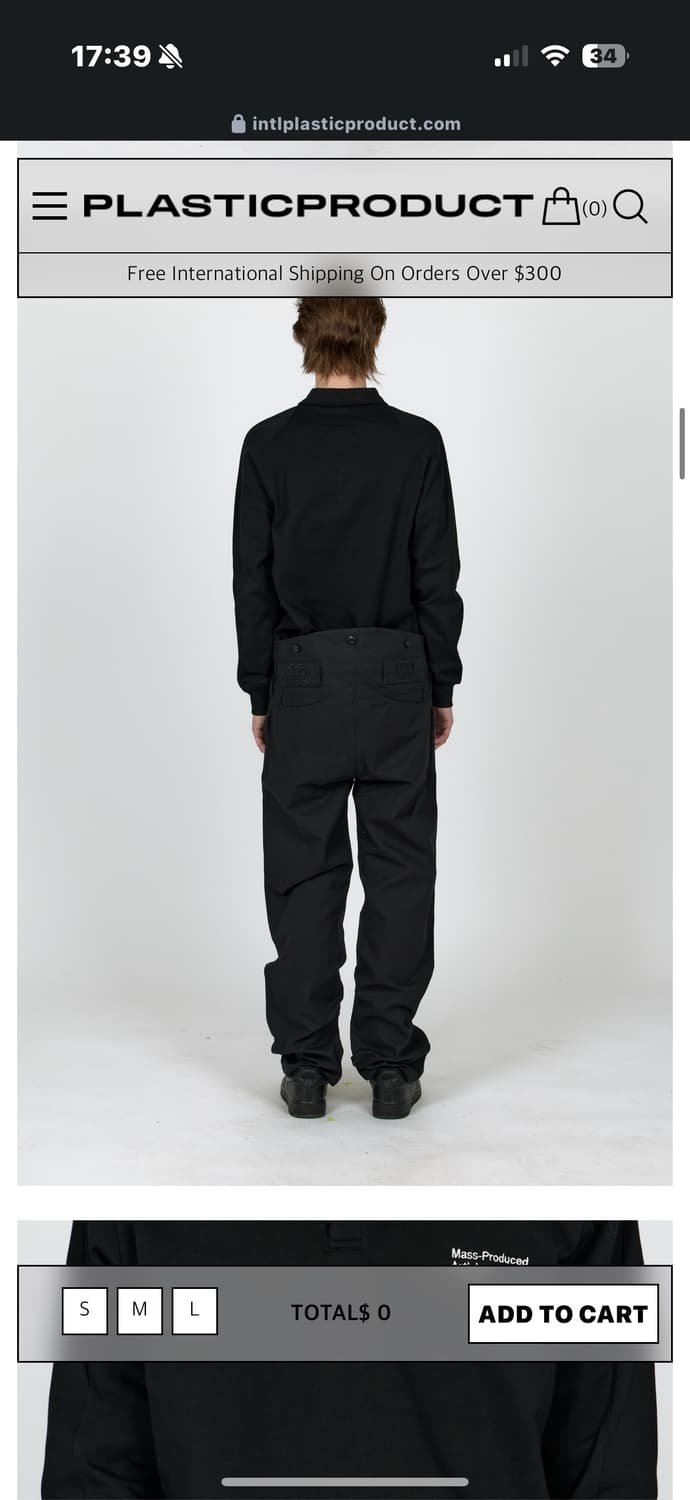 플라스틱프로덕트 팬츠 MPa RAISED WAIST PANTS 상품이미지4
