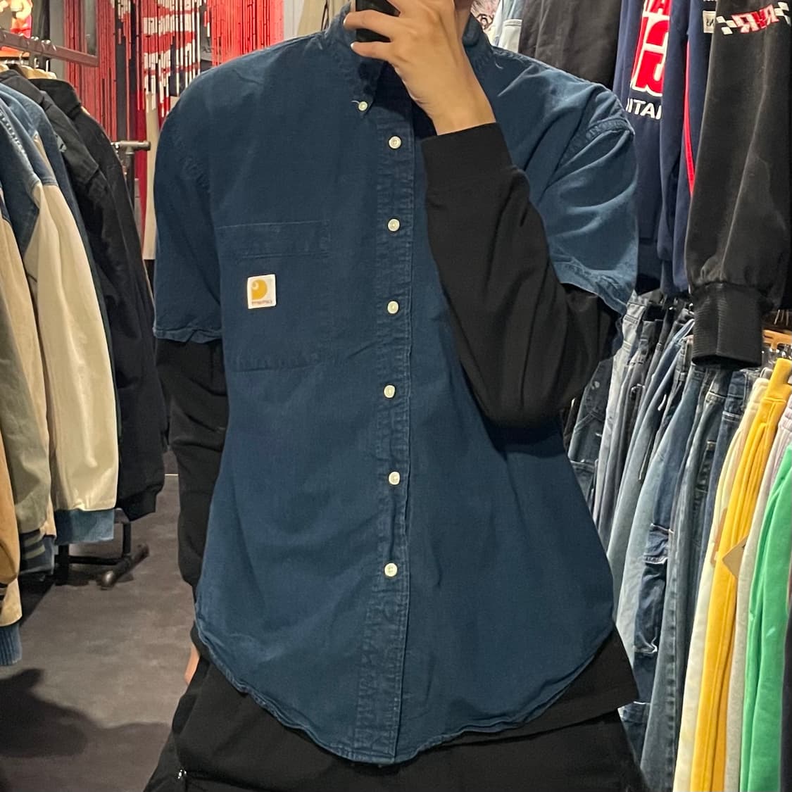 [IM] carhartt 칼하트 진청 반팔셔츠 상품이미지3