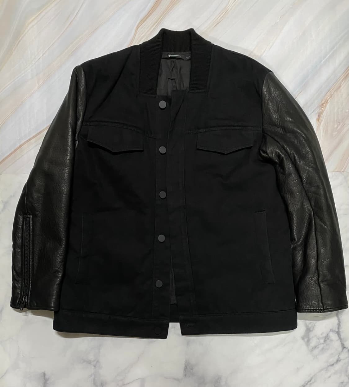 알렉산더왕 램스킨 레더 봄버 상품이미지1