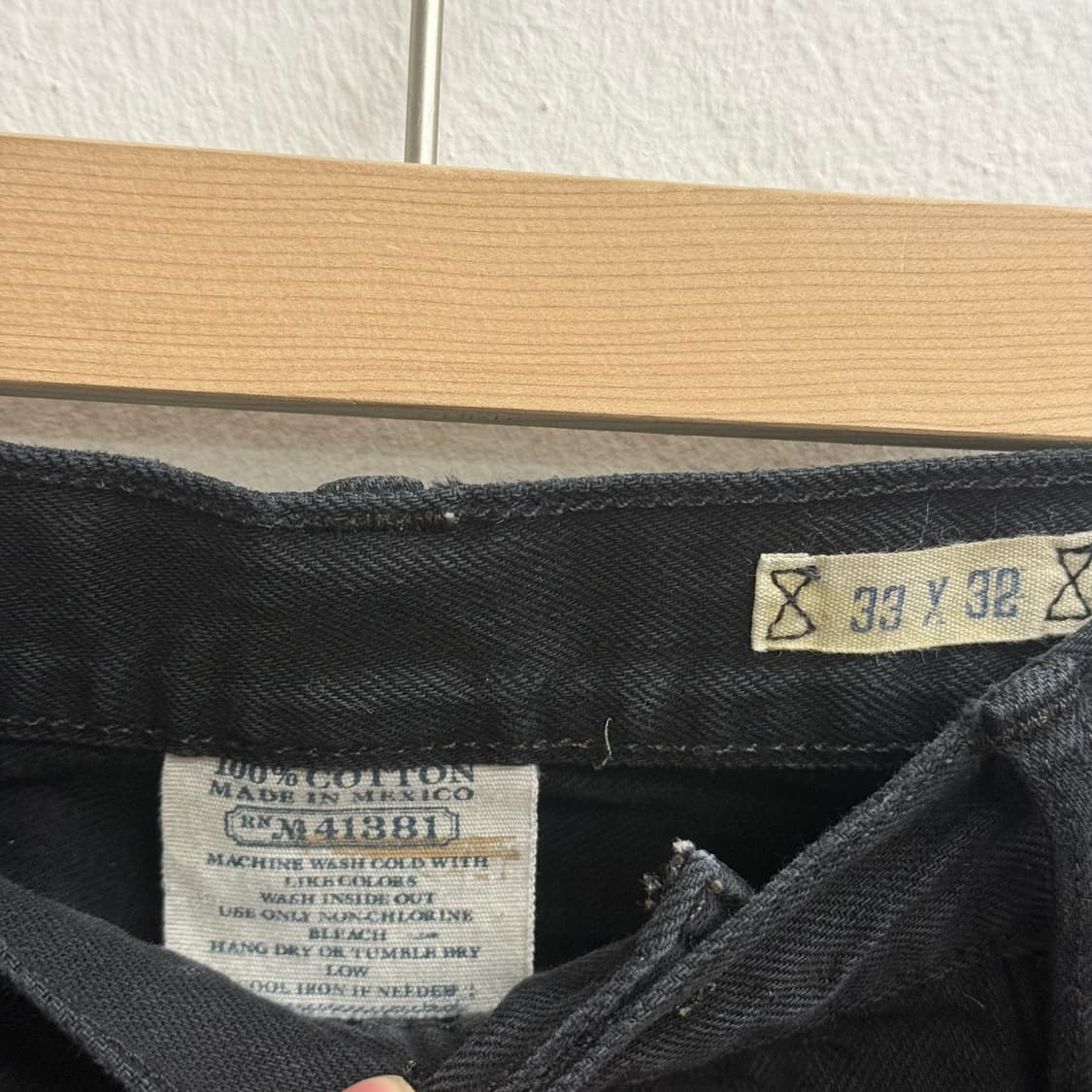 폴로 랄프로렌 흑청 부츠컷750 데님 팬츠 32 상품이미지2