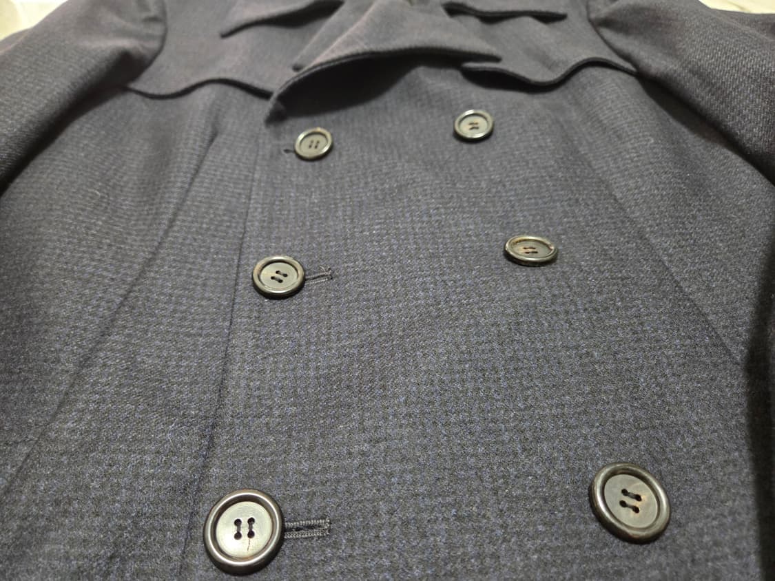 타임옴므 네이비 더블 브레스트 코트 상품이미지4