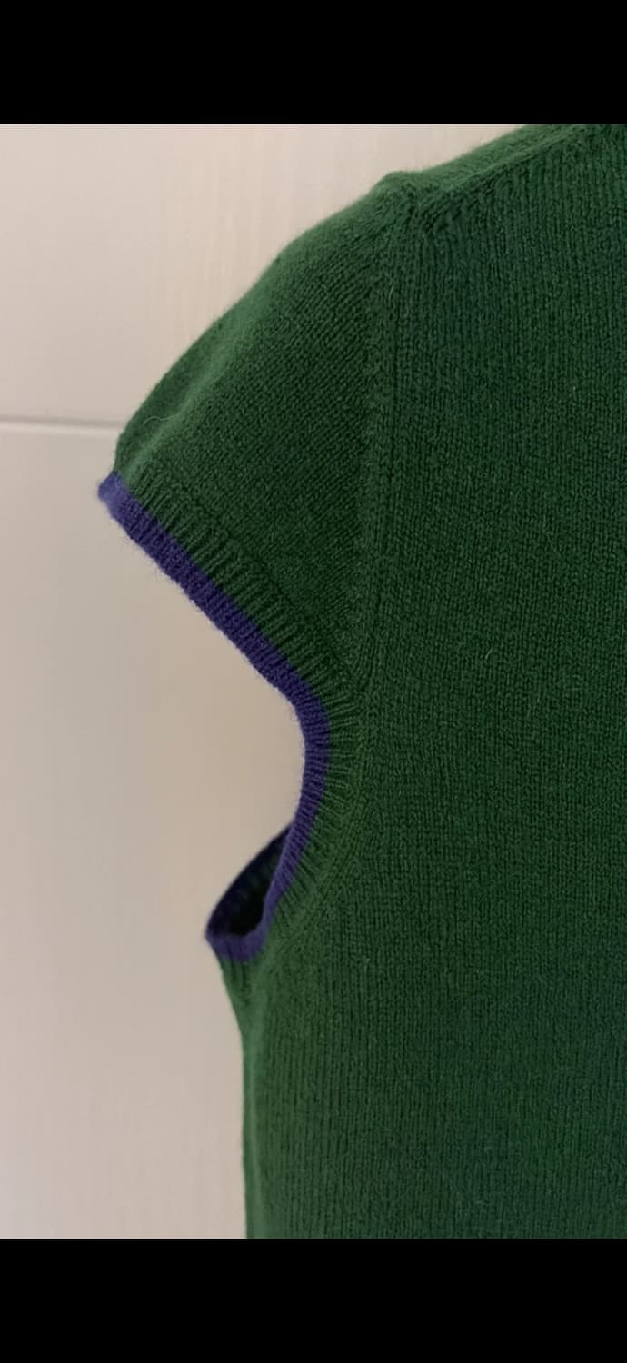 한섬 sj 캐시미어100반소매 니트 44마른55 상품이미지4