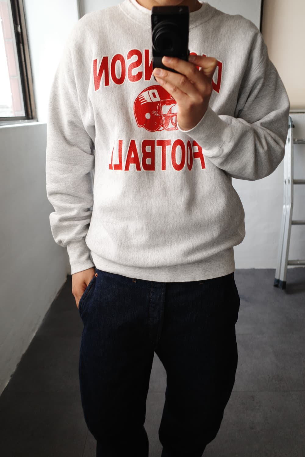 90s 리 풋볼 리버스위브 스웻셔츠 상품이미지2