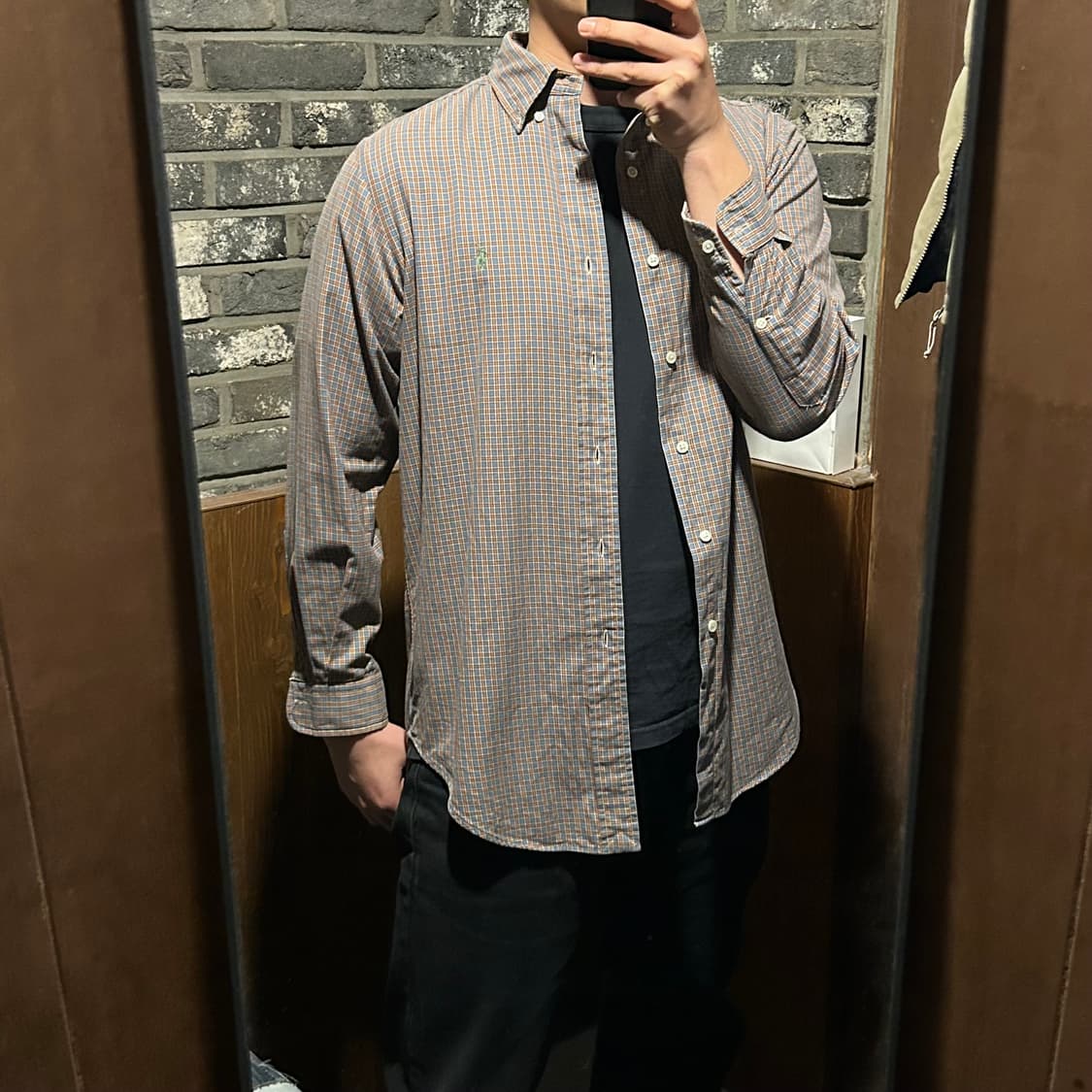 M) 폴로 랄프로렌 클래식핏 체크 셔츠 상품이미지8