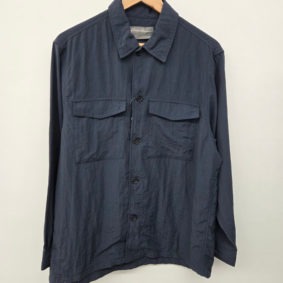 에디바우어 네이비 포켓 셔츠 남방 남L 상품이미지2