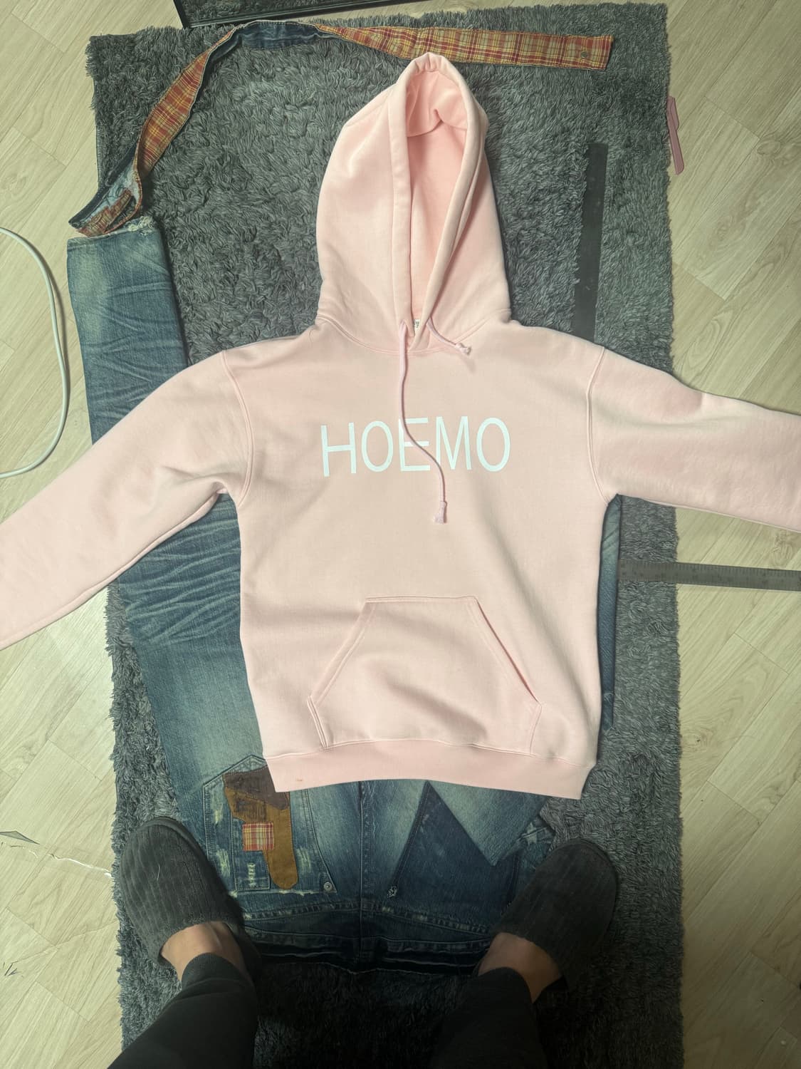 빨간스쿨 후드 상품이미지1