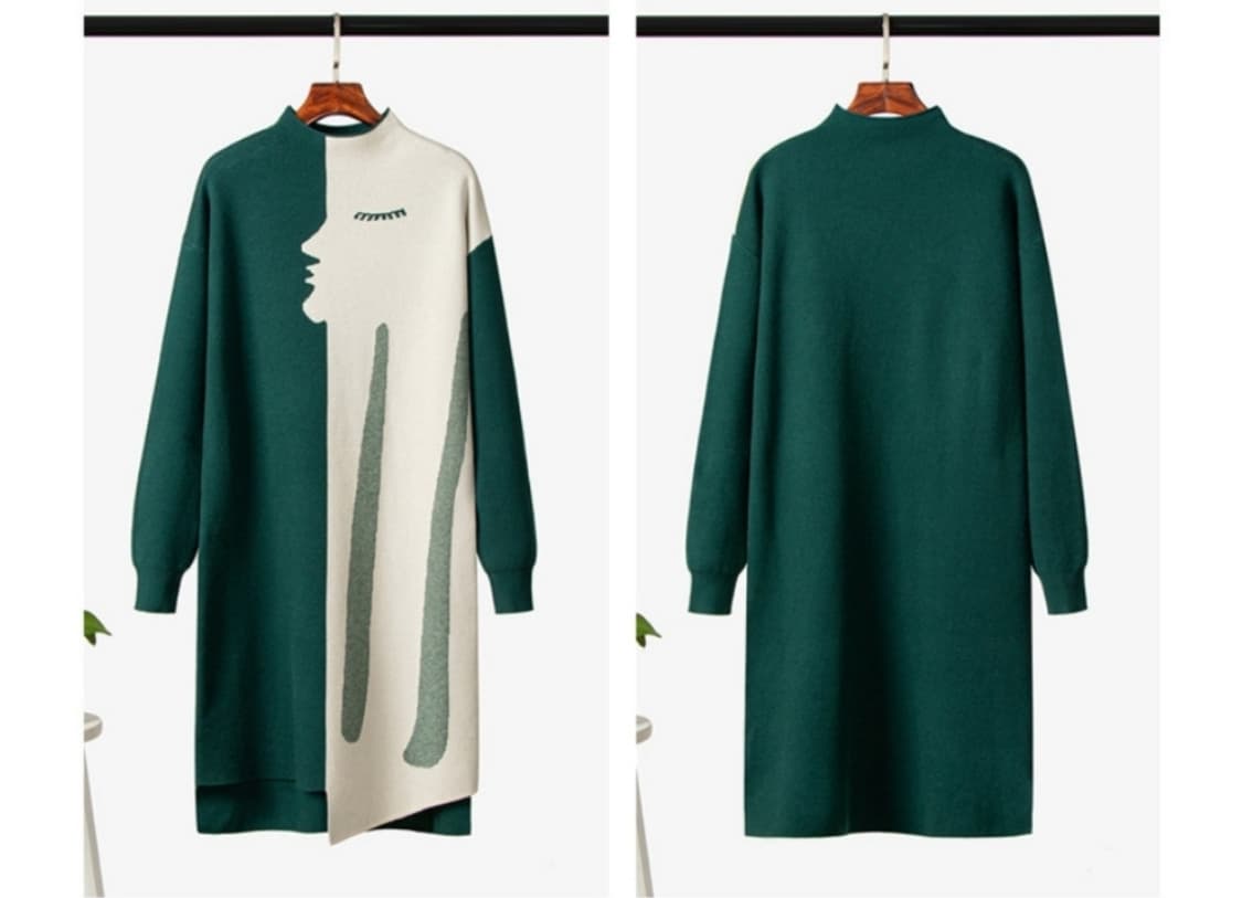 반목 니트 롱원피스 상품이미지2